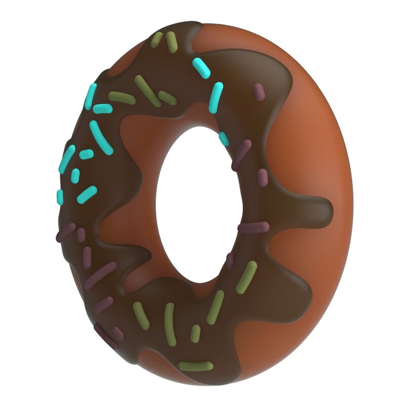 Δακτύλιος πέους PRETTY LOVE - SUPER DONUT PENIS RING BROWN