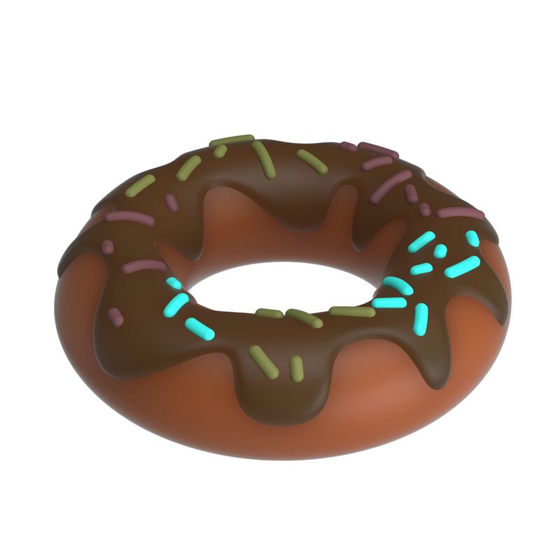 Δακτύλιος πέους PRETTY LOVE - SUPER DONUT PENIS RING BROWN