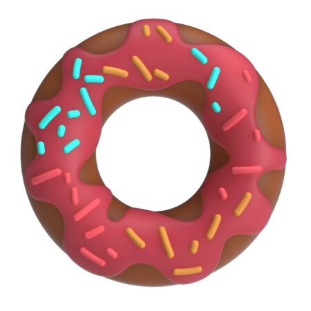 Δακτύλιος πέους PRETTY LOVE - SUPER DONUT PENIS RING PINK