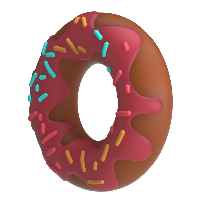 Δακτύλιος πέους PRETTY LOVE - SUPER DONUT PENIS RING PINK