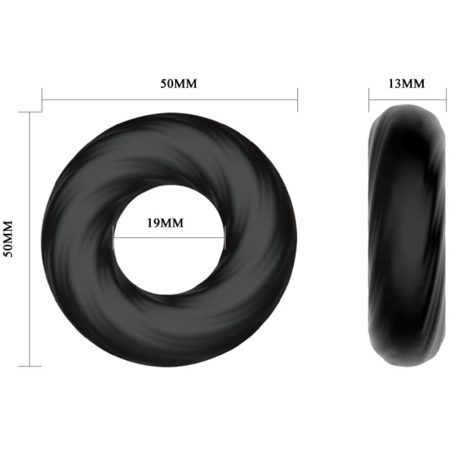 Δακτύλιος πέους CRAZY BULL - SPIRAL SILICONE RING