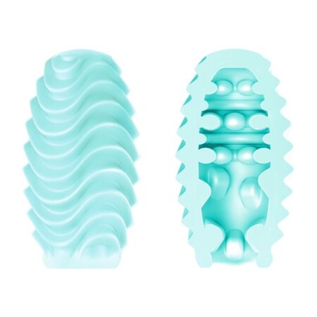 Αυνανιστήρι PRETTY LOVE - TURQUOISE DOUBLE SIDED MASTURBATOR EGG