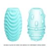 Αυνανιστήρι PRETTY LOVE - TURQUOISE DOUBLE SIDED MASTURBATOR EGG