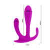 Τριπλό ομοίωμα πέους PRETTY LOVE - DOUBLE STIMULATION EDGAR