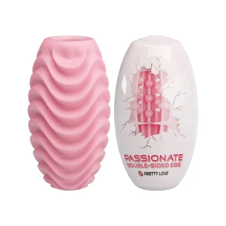 Αυνανιστήρι PRETTY LOVE - PINK DOUBLE SIDED MASTURBATOR EGG