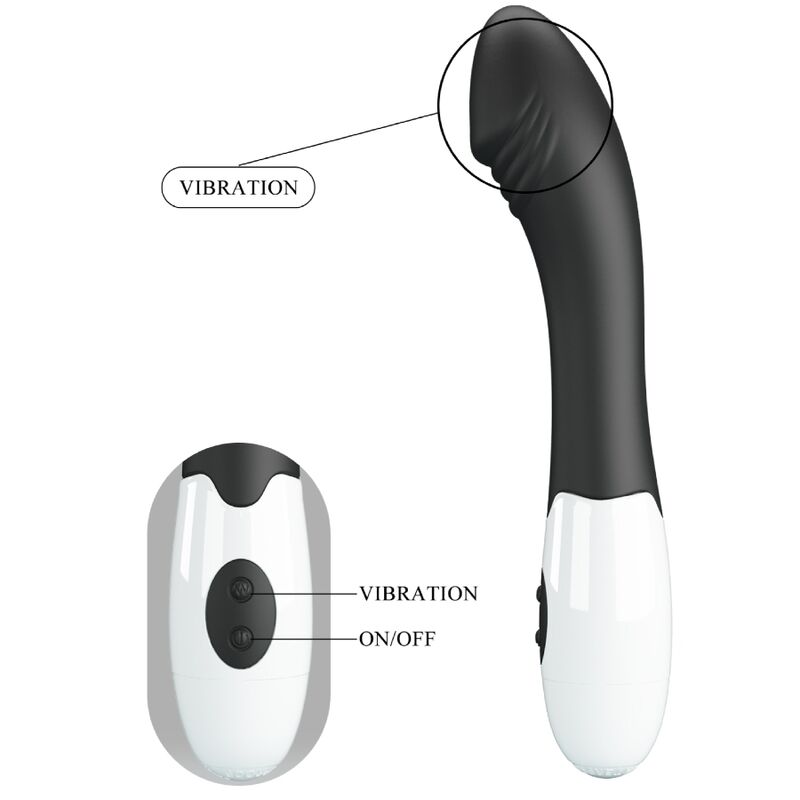 G-spot Δονητής PRETTY LOVE - ELEMENTAL G-SPOT VIBRATOR 30 MODES BLACK