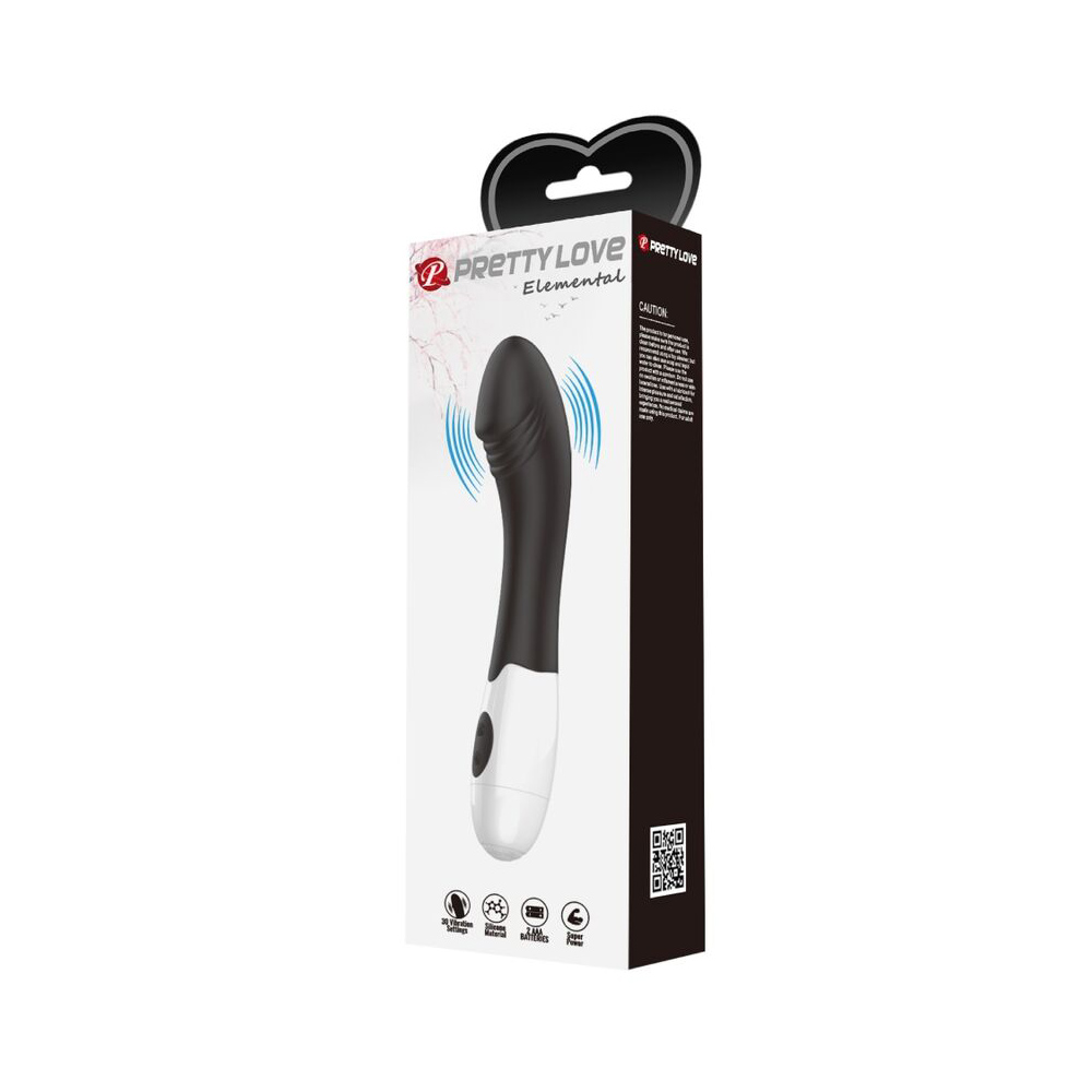 G-spot Δονητής PRETTY LOVE - ELEMENTAL G-SPOT VIBRATOR 30 MODES BLACK
