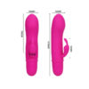 Rabbit δονητής PRETTY LOVE - FLIRTATION VIBRATOR WITH RABBIT CAESAR