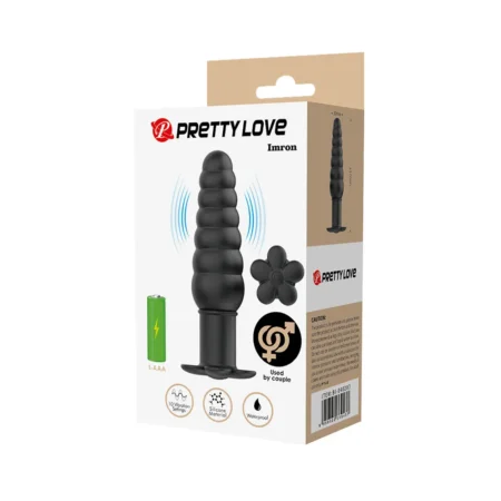 Πρωκτική σφήνα με δόνηση PRETTY LOVE - JADIER VIBRATING ANAL PLUG