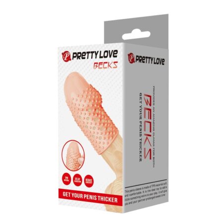 Κάλυμμα πέους PRETTY LOVE - BECKS PENIS SLEEVE GET YOUR PENIS THICKER FLESH