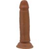 Ρεαλιστικό ομοίωμα πέους PRETTY LOVE - QUENTIN REALISTIC DILDO 18 CM BROWN