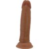 Ρεαλιστικό ομοίωμα πέους PRETTY LOVE - QUENTIN REALISTIC DILDO 18 CM BROWN