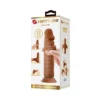 Ρεαλιστικό ομοίωμα πέους PRETTY LOVE - QUENTIN REALISTIC DILDO 18 CM BROWN