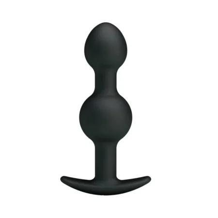 Πρωκτικές μπάλες PRETTY LOVE - SPECIAL STIMULATION SILICONE ANAL BALLS 10.3 CM BLACK
