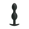 Πρωκτικές μπάλες PRETTY LOVE - SILICONE ANAL BALLS 12.5 CM BLACK