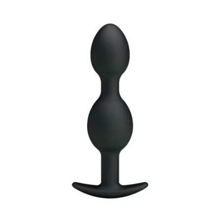 Πρωκτικές μπάλες PRETTY LOVE - SILICONE ANAL BALLS 12.5 CM BLACK