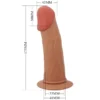 Ζώνη strapon με dildo PRETTY LOVE - HARNESS STARK COMFORTABLE