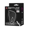 Δακτύλιος πέους με δόνηση PRETTY LOVE - THIMBLE VIBRATOR RING BLACK