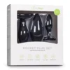 Σετ 3 πρωκτικών σφηνών Black Silicone Buttplug Set - Easytoys Anal Collection