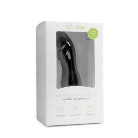 Πρωκτικό Ομοίωμα Πέους Black Silicone Suction Cup Dildo Easytoys Anal Collection