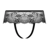 Γυναικείο σλιπ με ανοιχτό καβάλο Christine - Crotchless Slip Sierra - Black