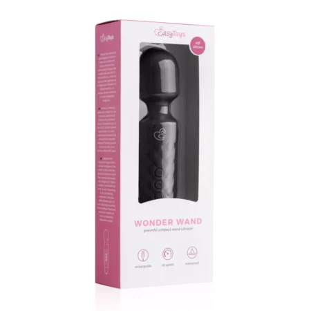 Δονητής μασάζ EasyToys Mini Wand Vibrator - Black - Easytoys Wand Collection