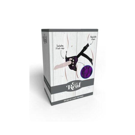 Ζώνη στραπον GET REAL - STRAP-ON LACE HARNESS PURPLE
