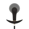Φουσκωτή πρωκτική σφήνα Inflatable Butt Plug with Pump 8 cm - Black - Easytoys Anal Collection