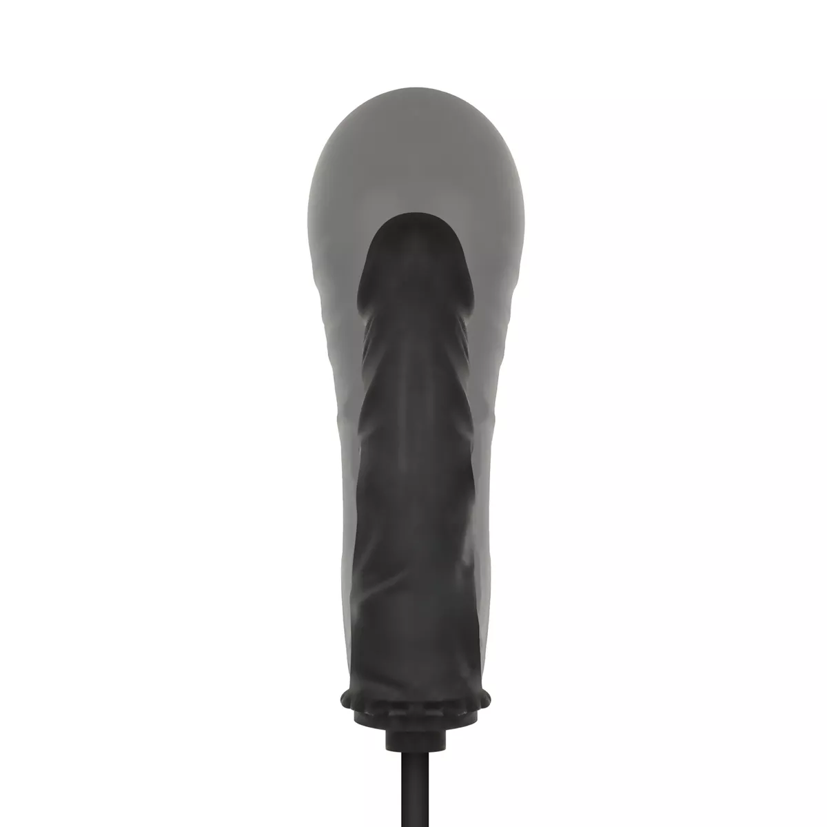 Φουσκωτό ομοίωμα πέους Inflatable Dildo with Pump 14,5 cm - Black - Easytoys Anal Collection