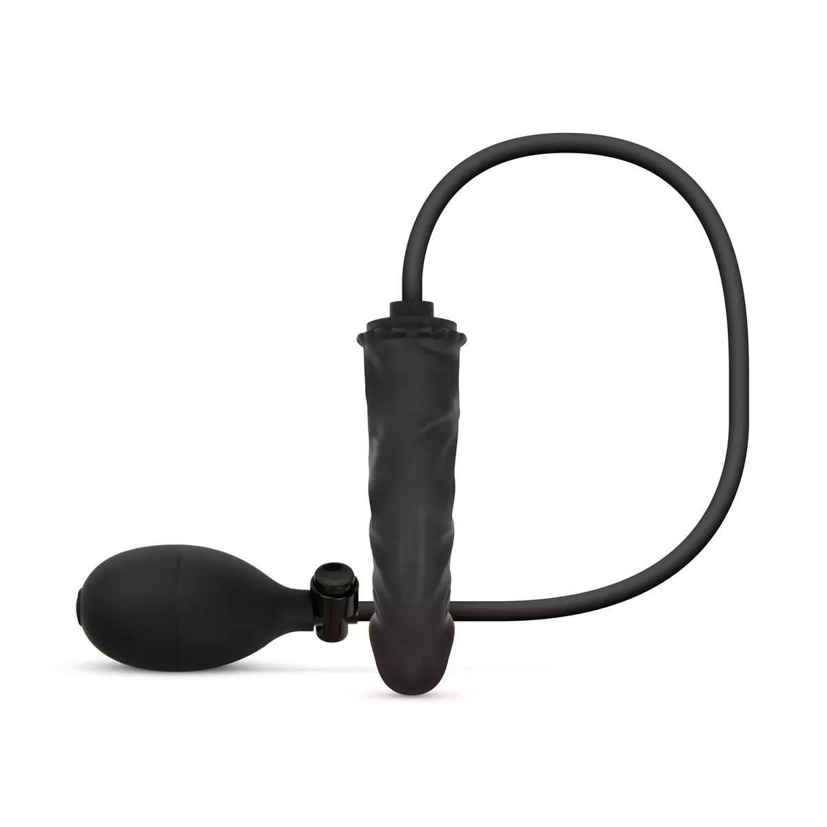 Φουσκωτό ομοίωμα πέους Inflatable Dildo with Pump 14,5 cm - Black - Easytoys Anal Collection
