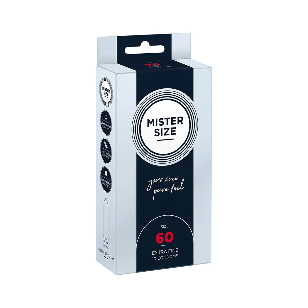 Προφυλακτικά MISTER SIZE - CONDOM SIZE XL 60 MM (10 UNITS)