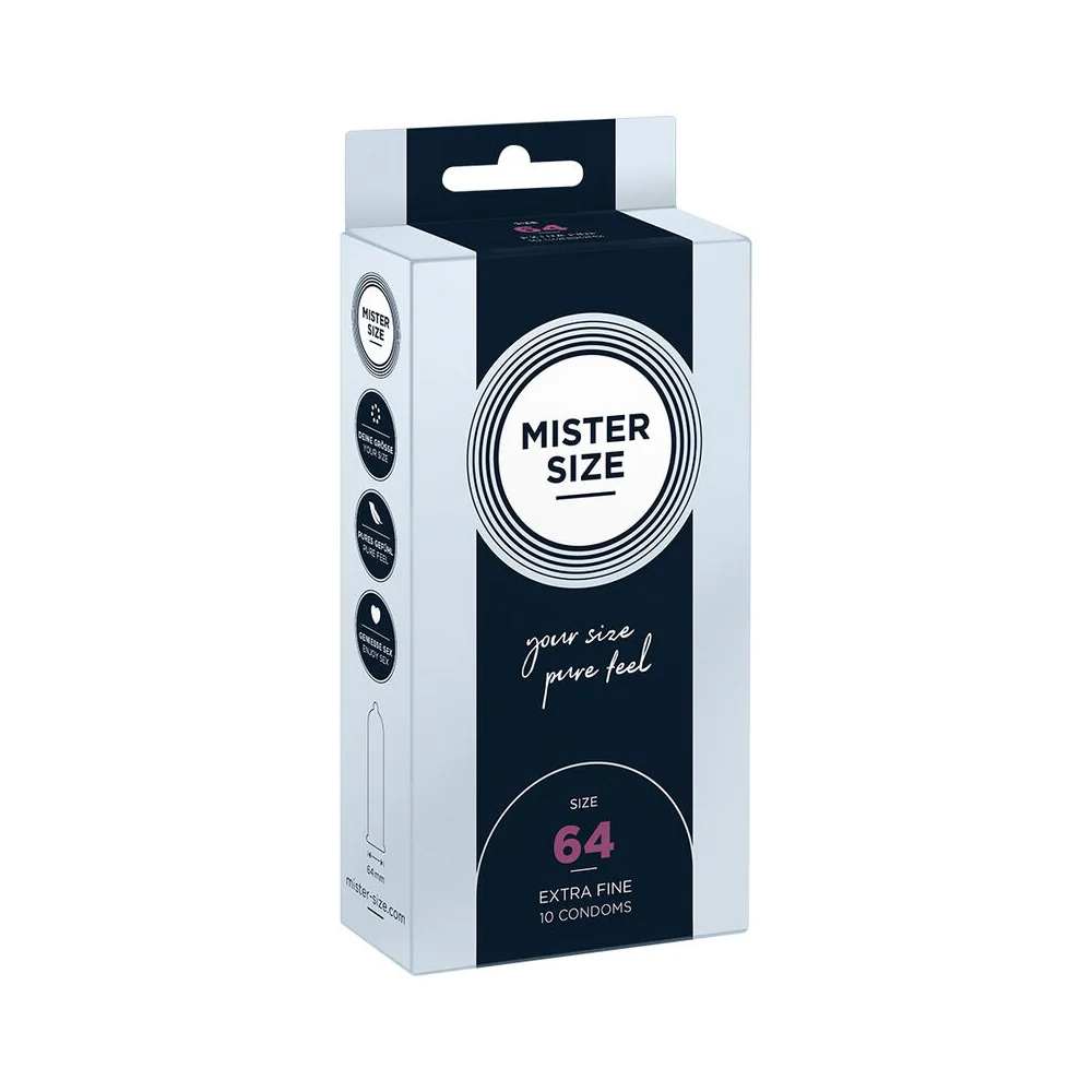 Προφυλακτικά MISTER SIZE - CONDOMS SIZE XXL 64 MM (10 UNITS)