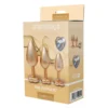 Σετ με 3 πρωκτικές σφήνες Pearl Gold Plug Set GLEAMING LOVE DREAMTOYS