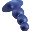 Πρωκτική σφήνα 5 Inch silicone Anal Plug Metallic Blue NMC