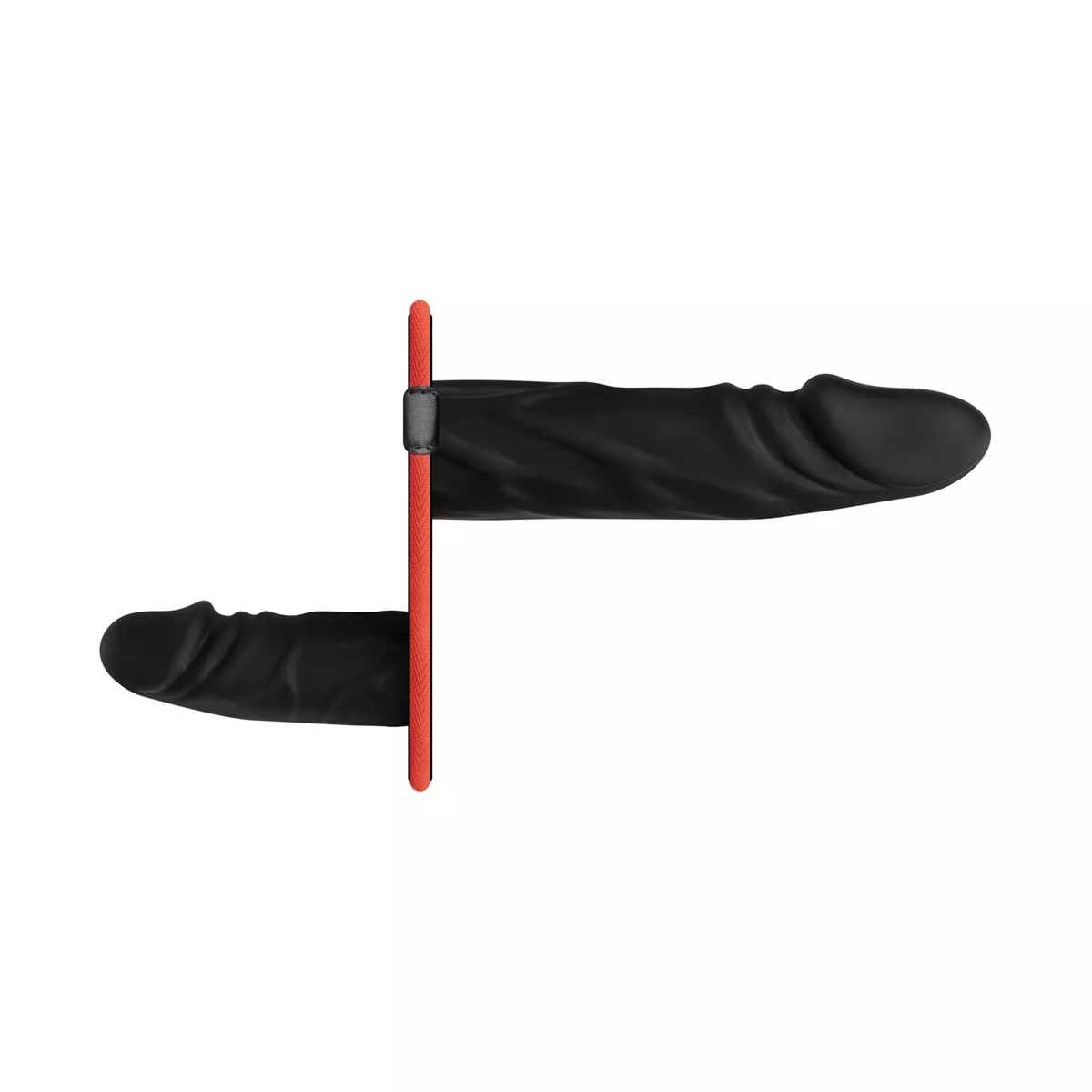 Στραπον με 2 dildos Easytoys Fetish - Double Dildo Strap-On Set - Black