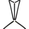 Bralette με λουριά Christine - Strappy Harness Bralette Obsession - Black