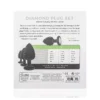 Σετ με 3 πρωκτικές σφήνες Silicone Buttplug Set with Diamond - Black - Easytoys Anal Collection