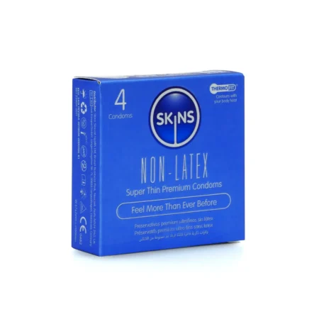 Προφυλακτικά χωρίς λάτεξ SKINS - LATEX-FREE CONDOMS PACK OF 4