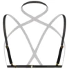 Bralette με λουριά Christine - Strappy Harness Bralette Fia - Black